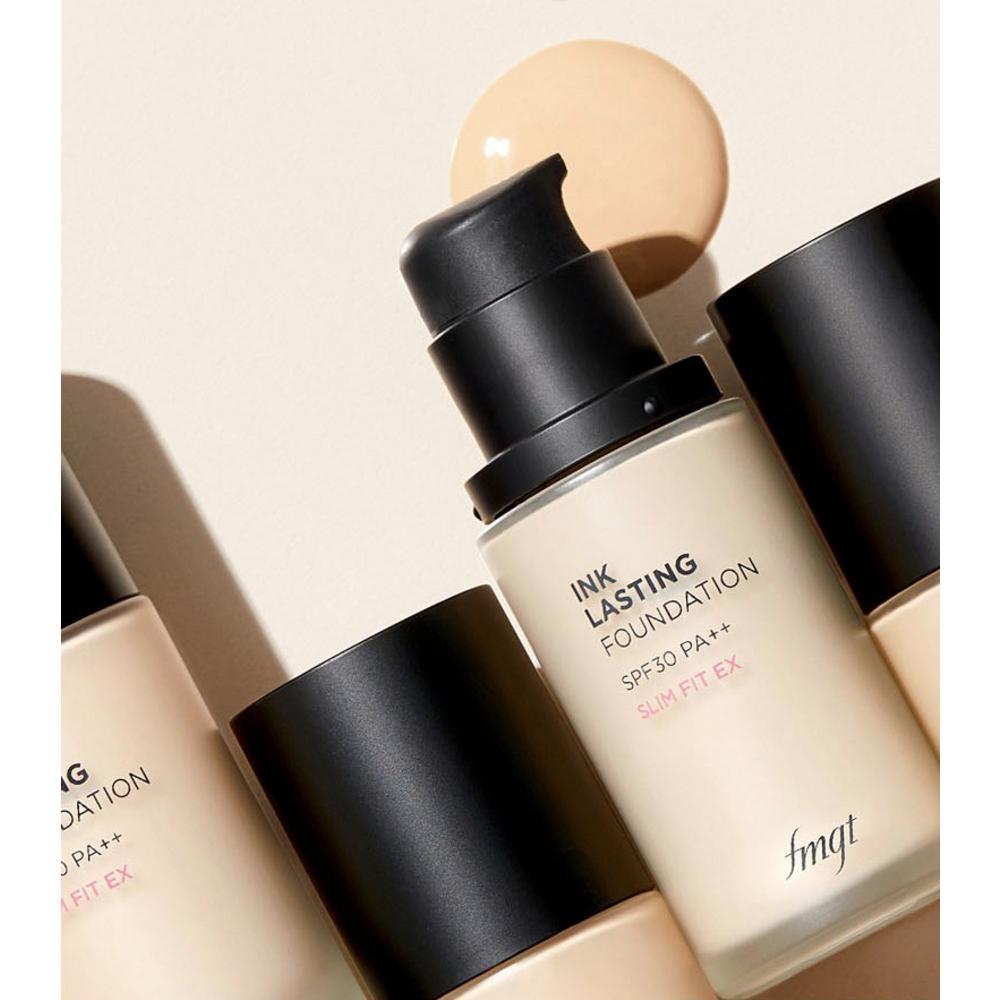 The Face Shop Тональная основа Ink Lasting Foundation Slim Fit EX 30 мл, N203 Натуральный бежевый, 3 шт.