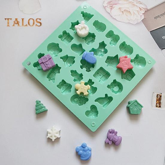 Форма для шоколада, пищевая выпечка, без запаха, прочная Рождественская елка, форма для десерта, торта, кухонный инструмент для кондитерских изделий для вечеринки