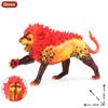 Oenux Original Savage Dinosaurs Myth Dragon Animals Model Fire Bull Octopus Monster Crab Action Figures Kids Collection Toy Gift