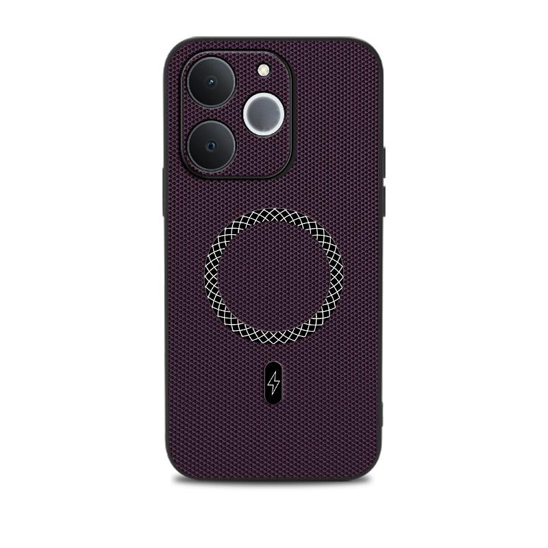 Для Realme Note 70 Тонкий Магнитный Чехол с Текстурой Кожи для Realme Note 70T Ударопрочный Чехол Защита от Отпечатков Пальцев Note 70