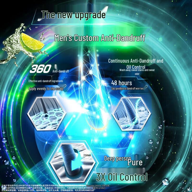 Clear Men Anti-Dandruff Shampoo Refreshing Oil Control