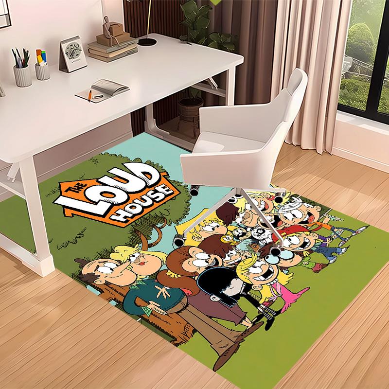 The Loud House Printed Absorbent Washable Carpet, Non-Slip Bathroom Mats, Kitchen Rugs, Yoga Mat,Living Room Entrance, Camping Picnic Rugs