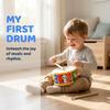 Double Sided Instrument Hand Drum Toys Wood Kids Drum Toys  Birthday Christmas Holiday