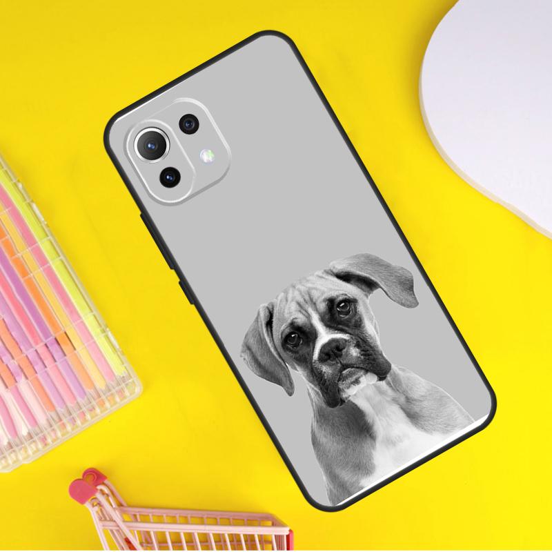 Boxer Dog Puppy Cover For Xiaomi 14 13 Ultra 11T 12T 13T 14T Pro POCO X7 Pro X3 X5 F3 F5 F6 M6 X6 Pro Case