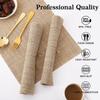 2-8PCS Placemat with table towel,table mat,casserole mat,suitable for family kitchen,western dining mat,waterproof and oil-proof