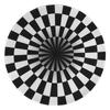 Круглый черный белый сетчатый нескользящий коврик ковры напольные коврики ковер для дома гостиная спальня(60см )