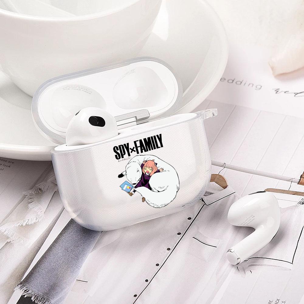 Чехол аниме SPY×FAMILY для Airpods 1 2 3 Pro Airpod Pro 2nd Kawaii Anya, защитный чехол, милый мультяшный чехол для Air Pod, чехол