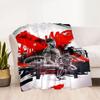 Lamine Yamal's Dynamic Football Trio Blanket Warmthful Decor Suitable for Bed Couch Office Chair All-Season Use Modern Style Gifts For Family Or Frien