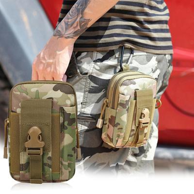 Тактический подсумок Molle Универсальная поясная сумка EDC с кобурой для мобильного телефона, уличная поясная сумка, подсумок для гаджетов для пеших походов, приключений на открытом воздухе