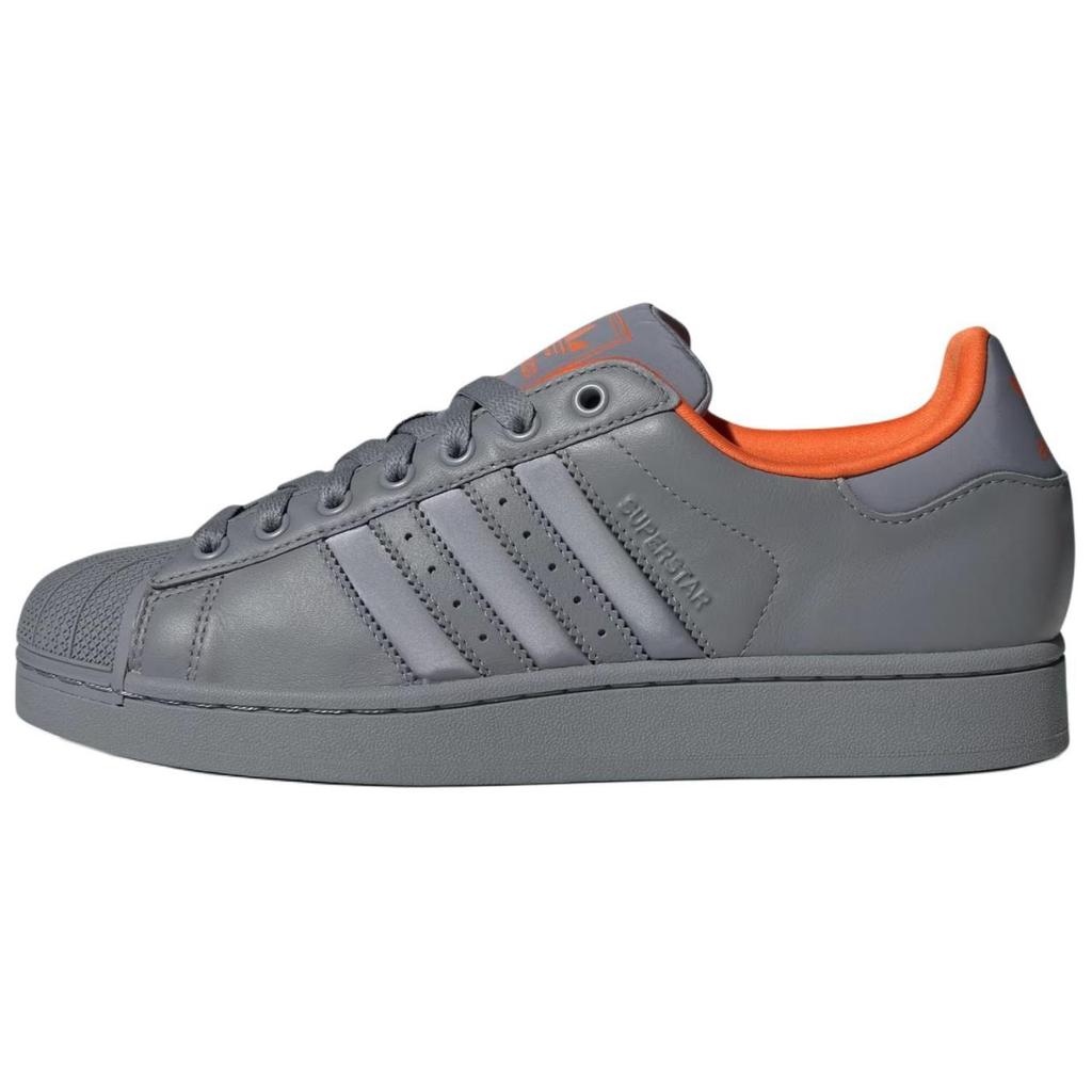 Adidas Originals Superstar 2 Comfortable Soft Low-Top Sneakers Unisex Sneakers Gray JS2835