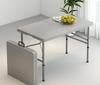 Outdoor Folding Table Household Folding Table and Chairs Simple Portable Stall Table Rectangular Learning Small Dining Table