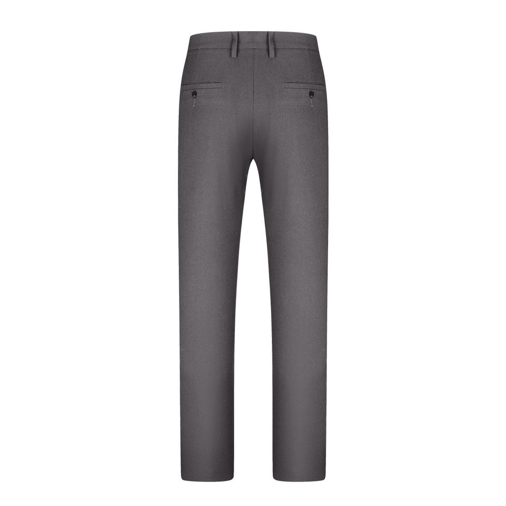 Woolen Warm Wool Blended Thick Business Casual Pants for Men, Autumn Slimming Pants, Men's Casual Pants