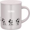 Thermos Vacuum Insulated Disney Mickey White WBE Mug, 350ml, Mouse, Beige, JDG-351DS
