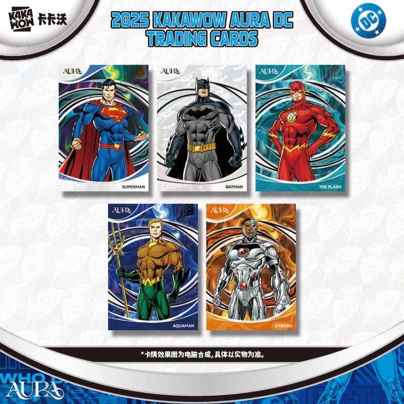 KAKAWOW 2025 AURA DC Series Trading CardsCollection Cards Limited Collective Edition Newly Released Genuine Whole Box