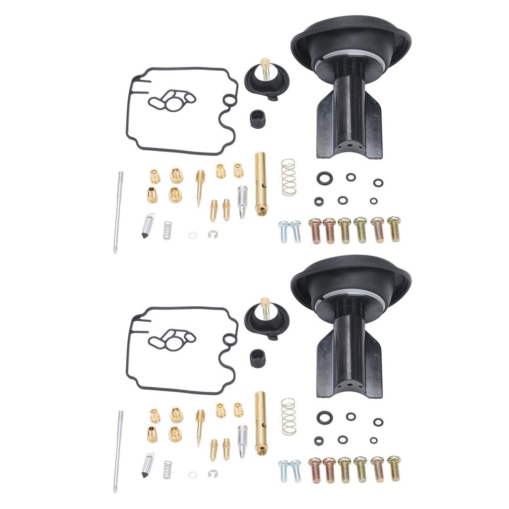 72 Pieces Carburetor Repair Kit with Plunger Diaphragm Gasket O Ring Float Valve Needle for TDM850 XTZ750 Motorcycle