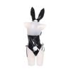 Кожаные костюмы унисекс для девочек из аниме Playboy Bunny Rem, костюмы для косплея на Хэллоуин, рождественские вечерние комплекты, униформа, костюмы