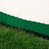 1 рулон гофрированного забора влагостойкий ландшафтный бордюр не требующий копания гнущийся садовый бордюр