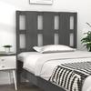 VidaXL Headboard Grey 95.5x4x100 Cm Solid Pine Wood 817972