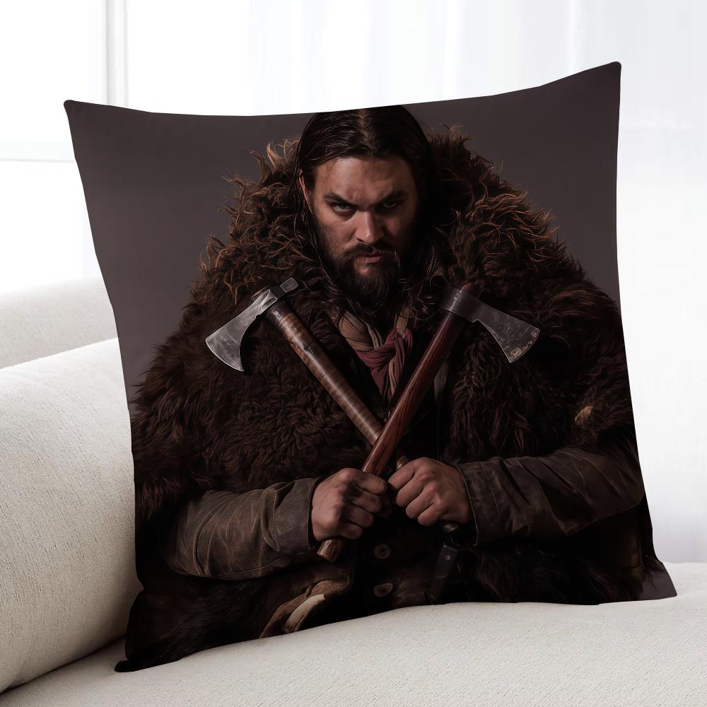 Actor JJason Momoa cushion cover Home Bedding Sofa living Room pillowcase Simple Soft Skin Cushion Cover Party Gift