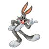 Iron-on Patch - Looney Tunes - Bugs Bunny - 7.1 X 5.9 Cm - Grey - Creative and Versatile