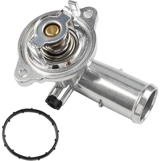 For Jeep Wrangler JK 2018 Grand Cherokee 2011-2020 Dodge Durango 2011-2015 Coolant Aluminum Thermostat Housing 5184651AG