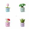 Короткая игрушка плюшевый гриб лесное растение горшок счастливая трава подарок для девочек украшение для дома