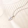 FANCIME Platinum Necklace for Gift Wrapping Perfect Gift for Christmas Women, Four-Leaf Clover, Pt950, Included, Birthdays, Anniversaries, Mother's