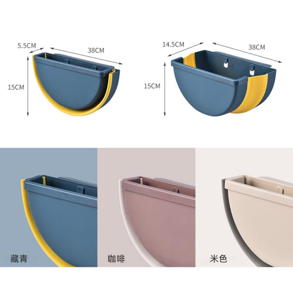 Кухонный мусорный бак, бытовой подвесной складной подвесной классификационный мусорный бак для гостиной, ванной комнаты, CA