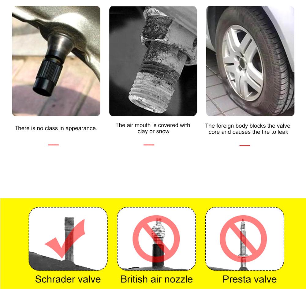 4Pcs/Set Tire Stem Valve Caps Aluminium Car Dustproof Caps Tire Wheel Stem Air Valve Caps zbfhp66