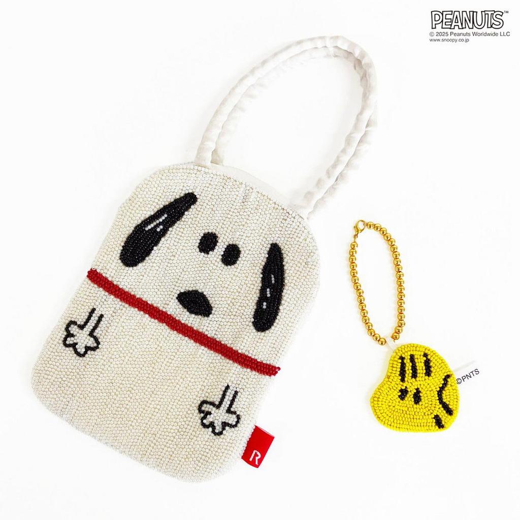 Мини-сумка ROOTOTE Snoopy 8448 Женская сумка, IP. малыш. бисер. Арахис-0В