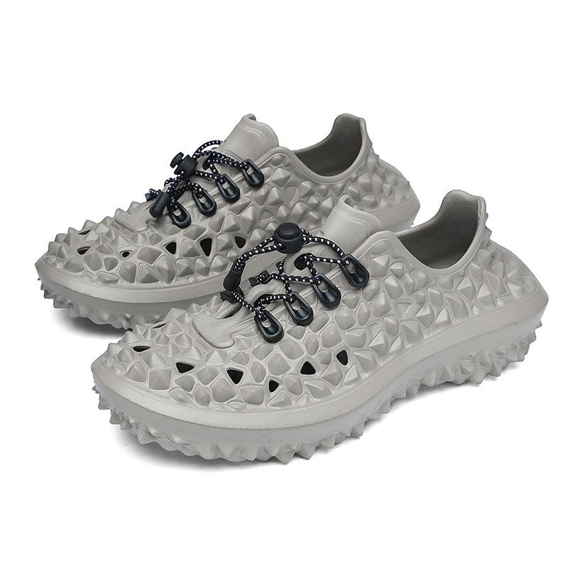 Фрукты бытовые полутаска корейская версия модная пляжная сумка головные тапочки мужские летние сандалии уличные дырки обувь уличные сандалии