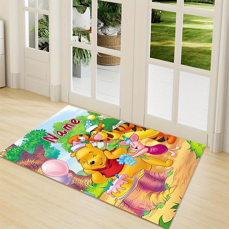 Custom Name Piglet's Night Garden Carpet Rug Customizable Soft Washable Anti-Slip Home Living Room Sofa Mats Personalized Rug. 0909395