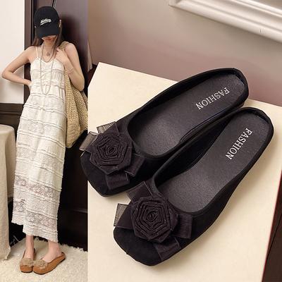 Модная обувь Женская Милая Легкая Весна и Лето Слипоны Плоские Лоферы Леди Повседневная Резиновая Противоскользящая Удобная Обувь Пляжные Балетки