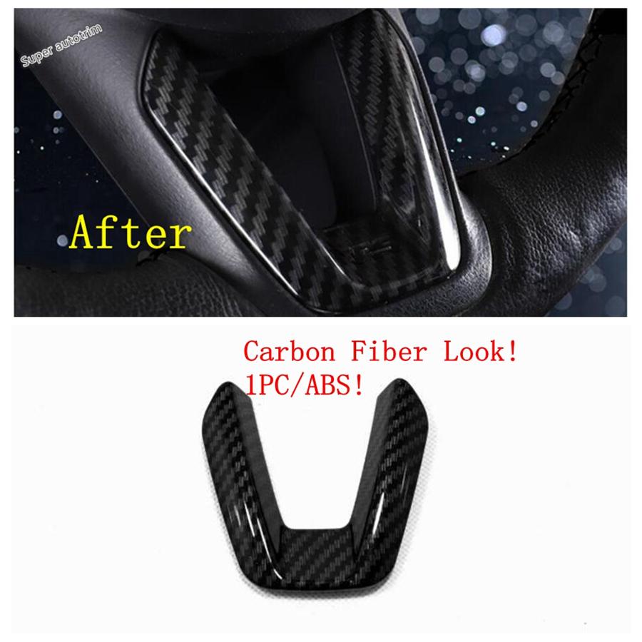Carbon Fiber Texture Interior Modified Accessories Parts Air Condition AC Vent Outlet Cover Trim For Mazda 2 Demio 2015 -