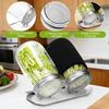Stainless Steel Sprouting Lids for Wide Mouth Mason Jars, 2-Pack Reusable Bean Sprouts Growing Screen for Organic Seeds Germination