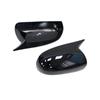 1 Pair Car Rear View Driver Passenger Side Mirror Cover Cap Overlay Black for Kia Forte Cerato K3 Mirror Covers
