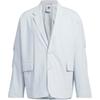 Cny Speed Blazer Однотонный Приталенный Повседневный Костюмный Пиджак с Длинным Рукавом Унисекс Куртки Светло-Голубой HU1242