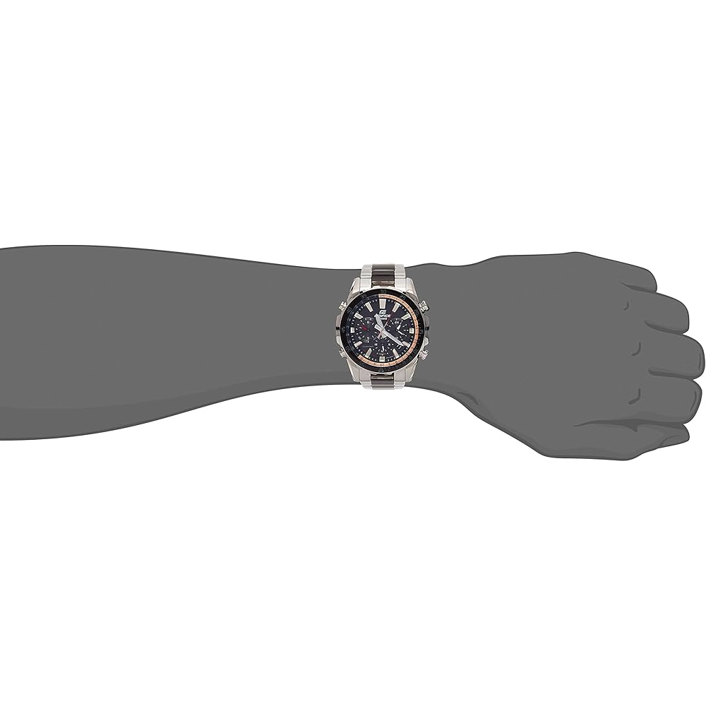Мужские часы Casio Edifice EQW-T670SBK-1AJF Нержавеющая сталь Черный циферблат Хронограф