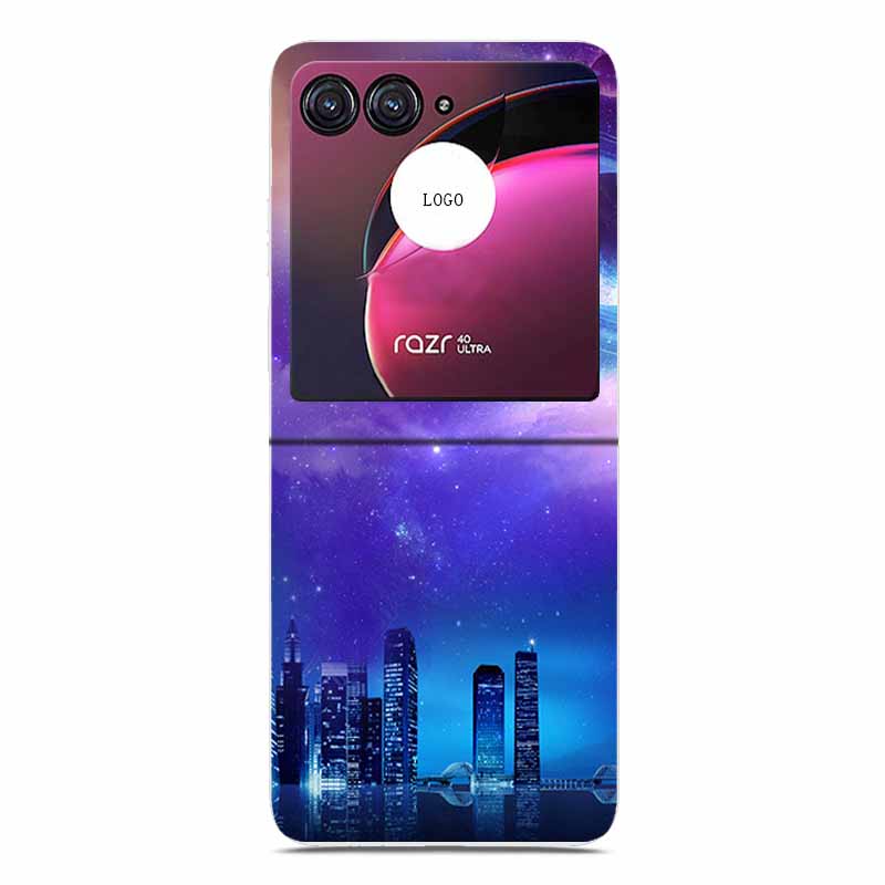 Чехол для телефона Motorola Razr 50 Ultra Case 50Ultra Прозрачный Пластик / ПК Жесткий Coque Для Moto Razr Plus 2024 Складной Чехол 6.9" Funda