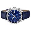 FESTINA Timeless Chronograph Leather Strap Blue Dial Quartz F16760-3 Men's Watch