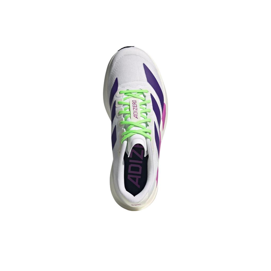 adidas Женские кроссовки Adizero Evo SL Cloud White Collegiate Purple Collegiate-Purple Purple-Burst JS4456