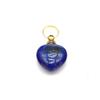 1Pc Reiki Healing Lapis Lazuli Perfume Bottle Heart Pendant, Natural Stone Lapis Lazuli Charms for Jewelry Making DIY, Romantic Love Gifts for Women