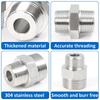 1/8” 1/4" 3/8" 1/2" 3/4" 1" 2" 4" BSP Нержавеющая сталь 304 Равнопроходной фитинг с наружной/внутренней резьбой Редуктор Британский соединитель для водопроводных труб