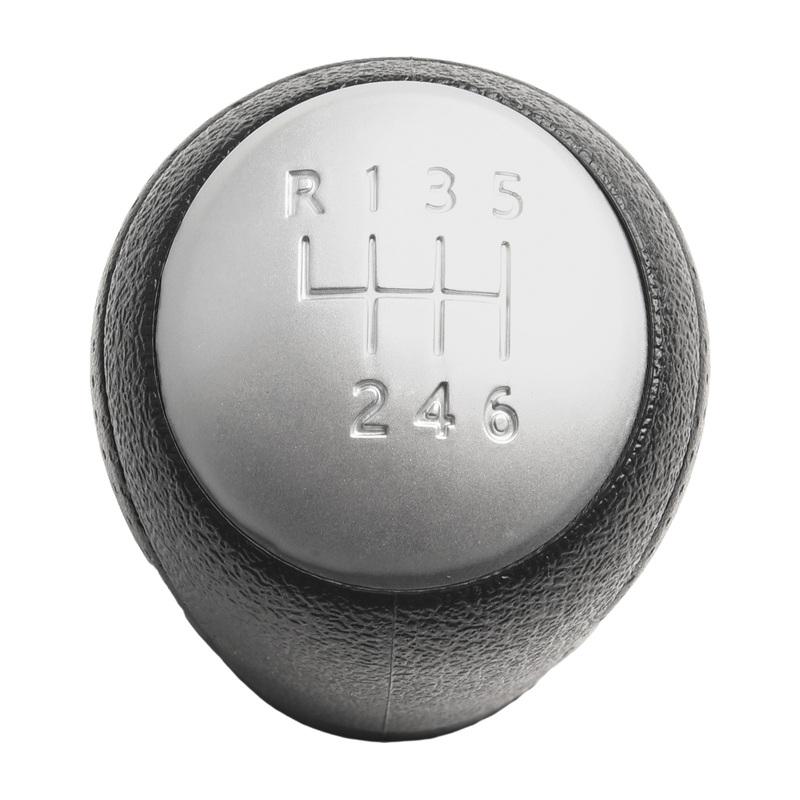 Auto Parts Gear Shift Knob Tool 6 Speed Black & Silver Dustproof Waterproof High Precision High Quality Useful