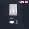 100pcs Cabinet Door Bumpers Strong Self-Adhesive Clear Pads Soft Silicone Door Stopper Mute Damper Buffer Furniture Dots Cushion