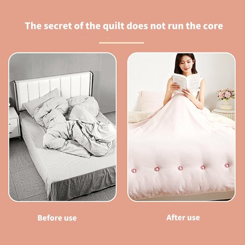 Multipurpose Nonslip Bed Sheet Holders 8Pcs Sunflower Style Soft Clip Safe Fabric Clamps For Home Decors