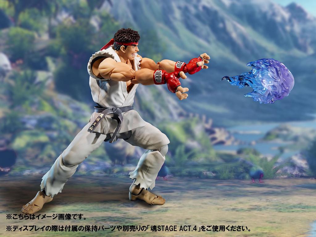 TAMASHII NATIONS Street Fighter Ryu примерно 150 мм окрашенная подвижная фигурка SHFiguarts ABS&PVC
