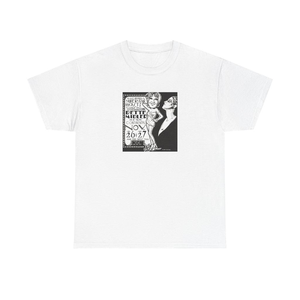 Vintage Bette Midler Live at The Continental Baths November 26-27, 1971, T-Shirt