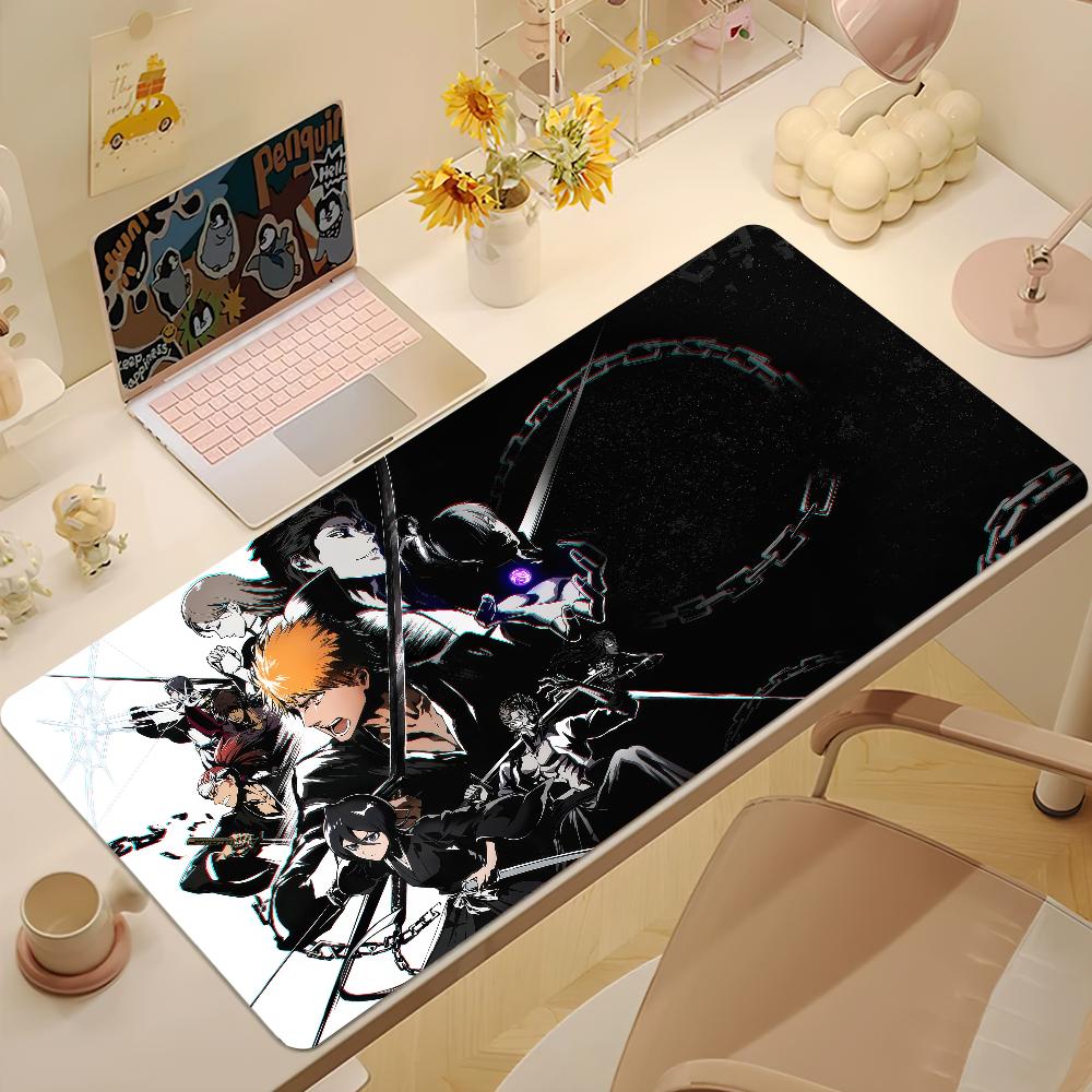 B-BLEACH Rebirth of Souls Ichigo Mouse Pad Non-slip Thickened MousePad Large Writing Lockedge Gaming Cushion Office Student