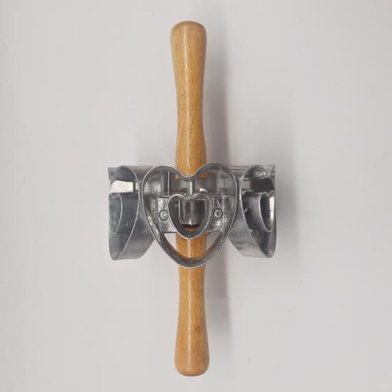 Форма для пончиков из нержавеющей стали, 6-гнездная форма для выпечки, круглые формочки для печенья, универсальный кухонный инструмент для печенья, бисквитов, мини-пирожных, закусок и десертов